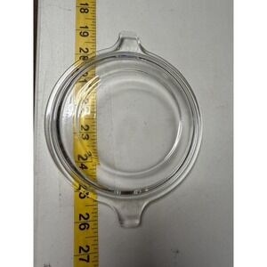 Pyrex 681-C-22 Clear Glass Lid w/Handles Vintage